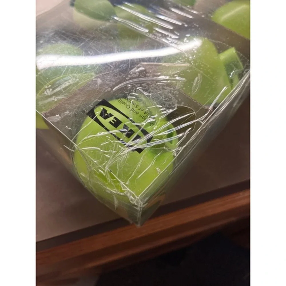 IKEA Solvinden Green Apple 12 Light Covers Cute Kitschy‎ new in box READ